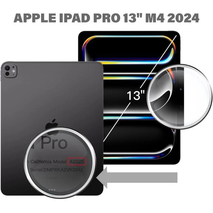 Чохол для планшета BeCover Soft Edge TPU Apple iPad Pro 13