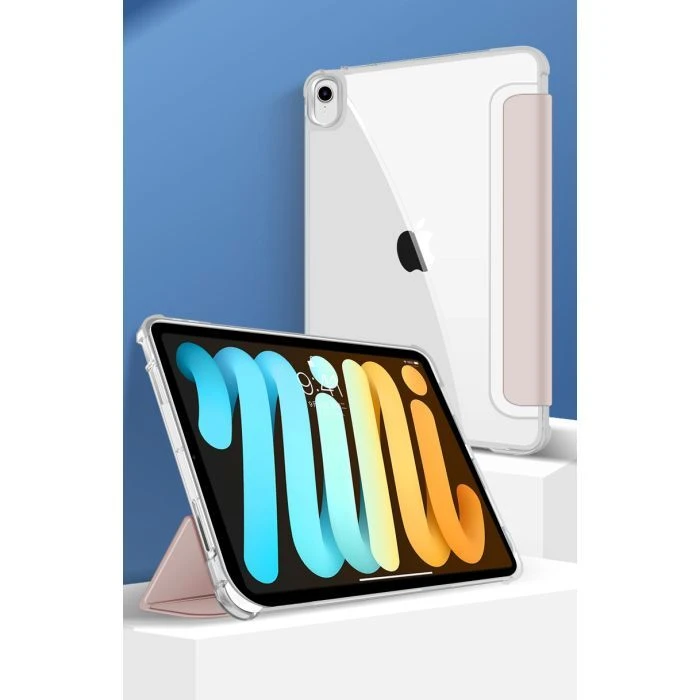Чехол для планшета BeCover Soft Edge with Apple Pencil Holder iPad Mini 7 2024 Pink (712470) (UA)