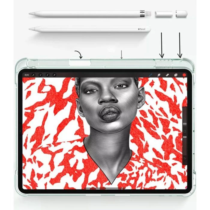 Чохол для планшета BeCover TPU Edge mount Apple Pencil Apple iPad 10.9