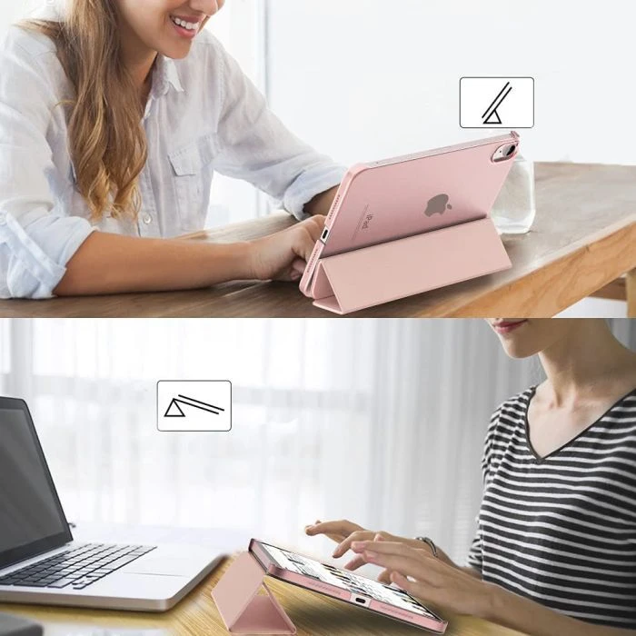 Чохол для планшета BeCover Tri Fold Hard Apple iPad Air 4 10.9 2020/2021 Рожевий (709660) (709660) (UA) Тип: обкладинка; Сумісність з