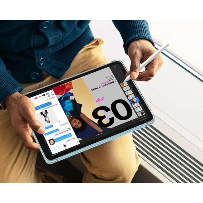 Чехол для планшета BeCover Tri Fold Hard Apple iPad Air 5 (2022) 10.9 Light Blue (709663) (UA) Тип: обложка; Совместимость с