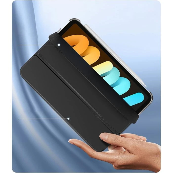 Чохол для планшета BeCover Tri Fold Hard Apple iPad Mini 7 2024 Black (712450) (UA)