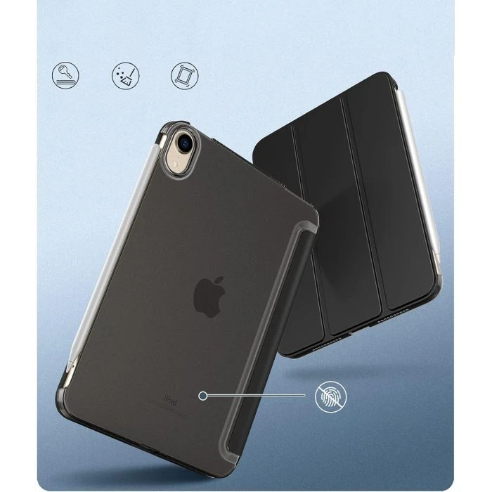 Чохол для планшета BeCover Tri Fold Hard Apple iPad Mini 7 2024 Black (712450) (UA)