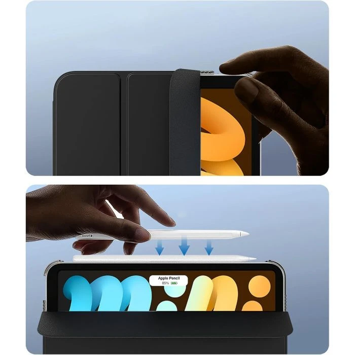 Чохол для планшета BeCover Tri Fold Hard Apple iPad Mini 7 2024 Black (712450) (UA)