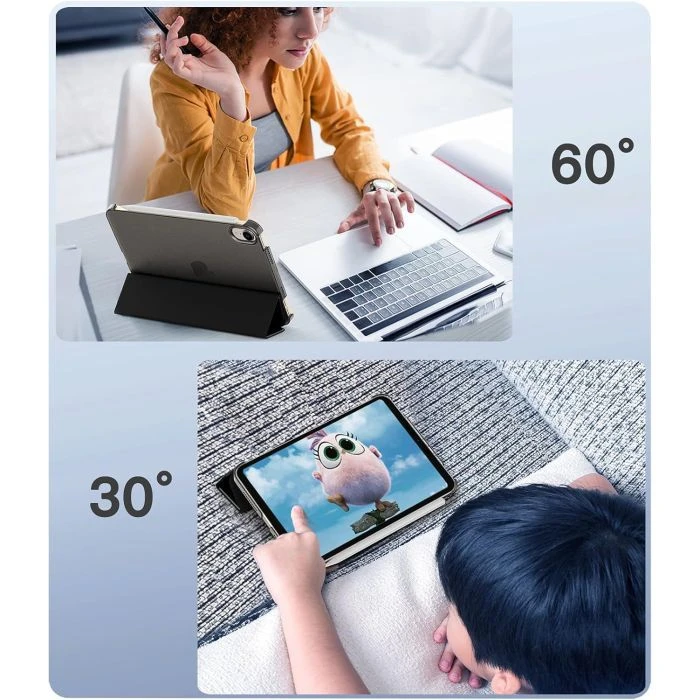 Чохол для планшета BeCover Tri Fold Hard Apple iPad Mini 7 2024 Black (712450) (UA)