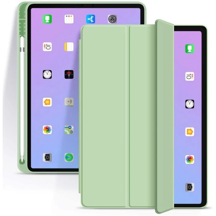 Чехол для планшета BeCover Tri Fold Hard TPU Apple iPad Air 4 10.9 2020/2022 Green (706750) (706750) (UA)