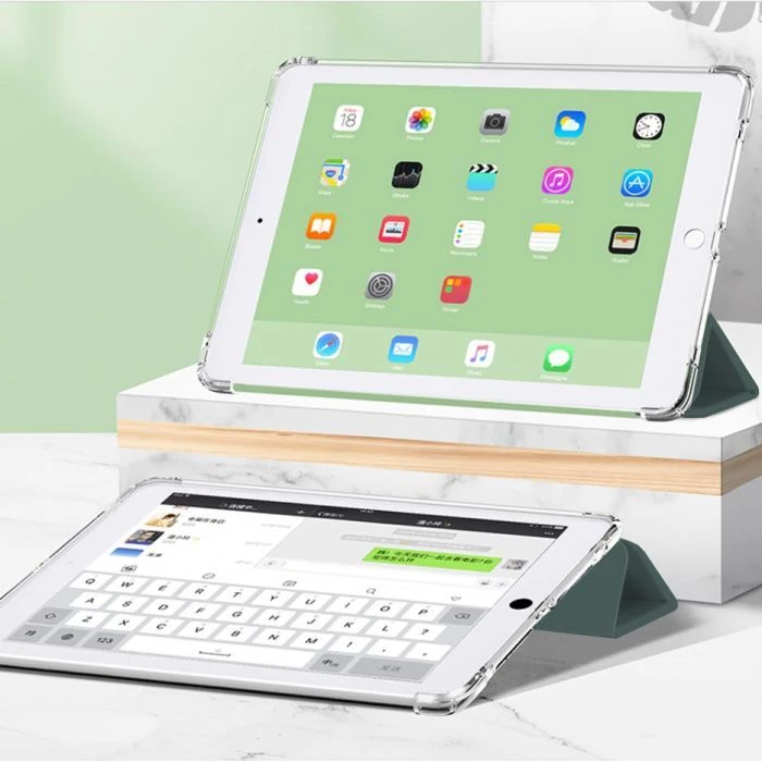 Чохол для планшета BeCover Tri Fold Soft TPU Apple iPad mini 6 2021 Dark Green (706721) (UA)