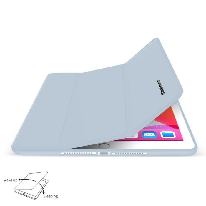 Чехол для планшета BeCover Tri Fold Soft TPU mount Apple Pencil Apple iPad 10.2 2019/2020/2021 Light Blue (706747) (UA) Тип: обложка; Совместимость с