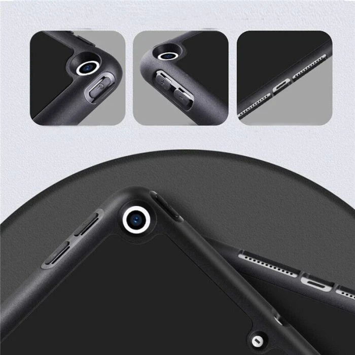 Чохол для планшета BeCover Tri Fold Soft TPU mount Apple Pencil Apple iPad 9.7 2017/2018 A1822/A1823/A1893/A1954 Black (708453) (UA)