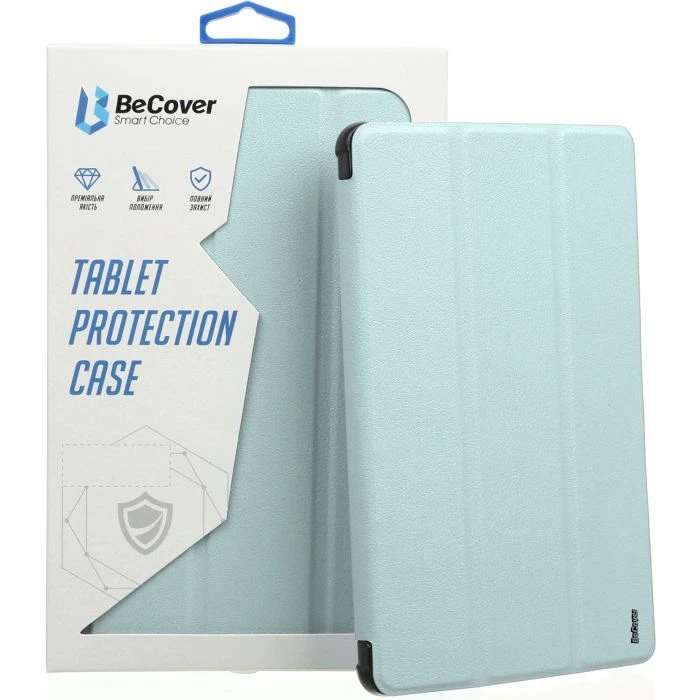 Чохол для планшета BeCover Tri Fold Soft TPU Silicone Apple iPad Air 13 M2/M3 (2024/2025) Light Blue (711741) (UA) Тип: чохол; Сумісність з брендом: