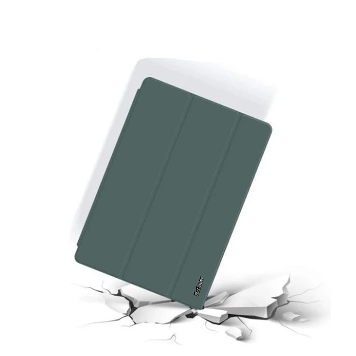 Чехол для планшета BeCover Tri Fold Soft TPU Silicone Apple iPad Pro 12.9 2020/2021/2022 Dark Green (709713) (UA)