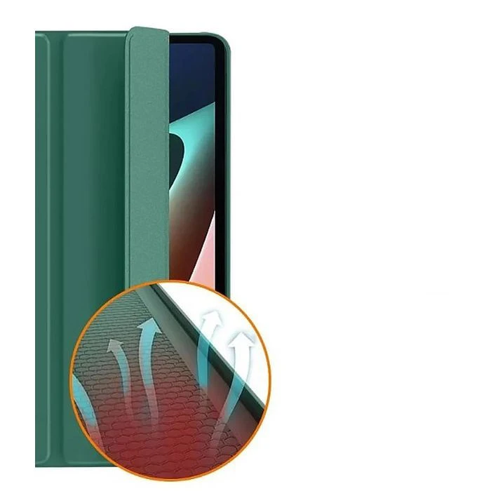 Чехол для планшета BeCover Tri Fold Soft TPU Silicone Apple iPad Pro 12.9 2020/2021/2022 Dark Green (709713) (UA)
