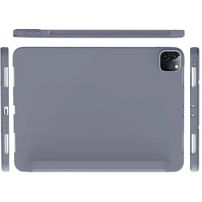 Чохол для планшета BeCover Tri Fold Soft TPU Silicone Apple iPad Pro 12.9 2020/2021/2022 Purple (711739) (UA) Тип: чохол; Сумісність з брендом: