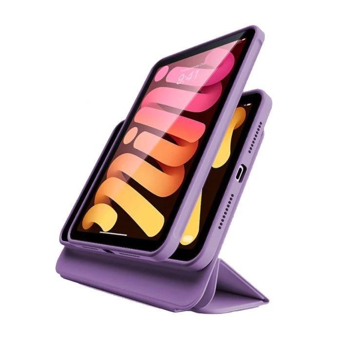 Чехол для планшета BeCover Ultra Slim Origami Flex Apple iPad Mini 7 2024 Purple (712970) (UA)