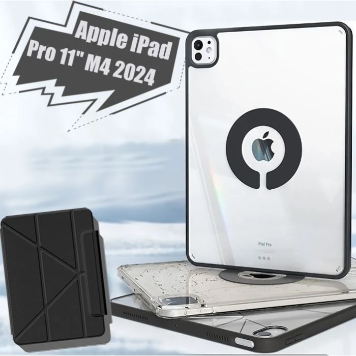 Чохол для планшета BeCover Ultra Slim Origami Flex Apple iPad Pro 11 M4 2024 Black (712977) (UA) Тип: обкладинка; Сумісність з