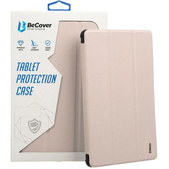 Чехол для планшета BeCover Ultra Slim Origami Transparent Apple iPad 10.9 2022/24/11 2025 Pink (712940) (UA) Тип: обложка; Совместимость с