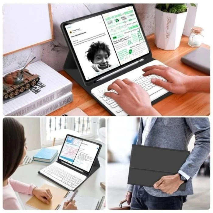 Чохол для планшета BeCover with keyboard Apple iPad Mini 6 2021 Black (712986) (UA)