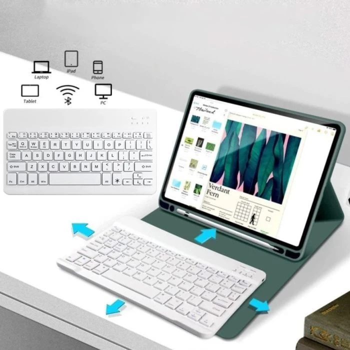 Чохол для планшета BeCover with keyboard Apple iPad Mini 7 2024 Dark Green (712993) (UA)