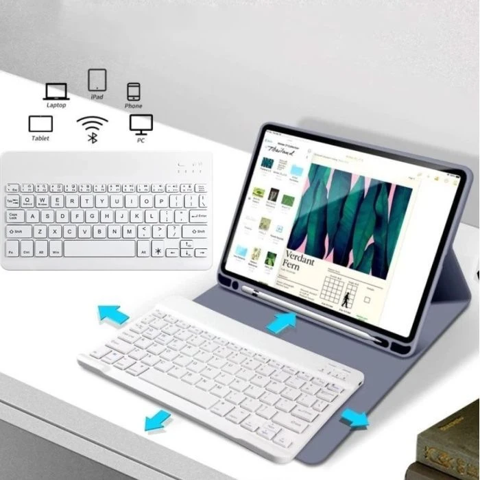 Чехол для планшета BeCover with keyboard Apple iPad Mini 7 2024 Purple (712997) (UA)