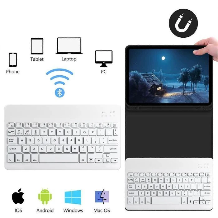 Чехол для планшета BeCover with keyboard Apple iPad Pro 13