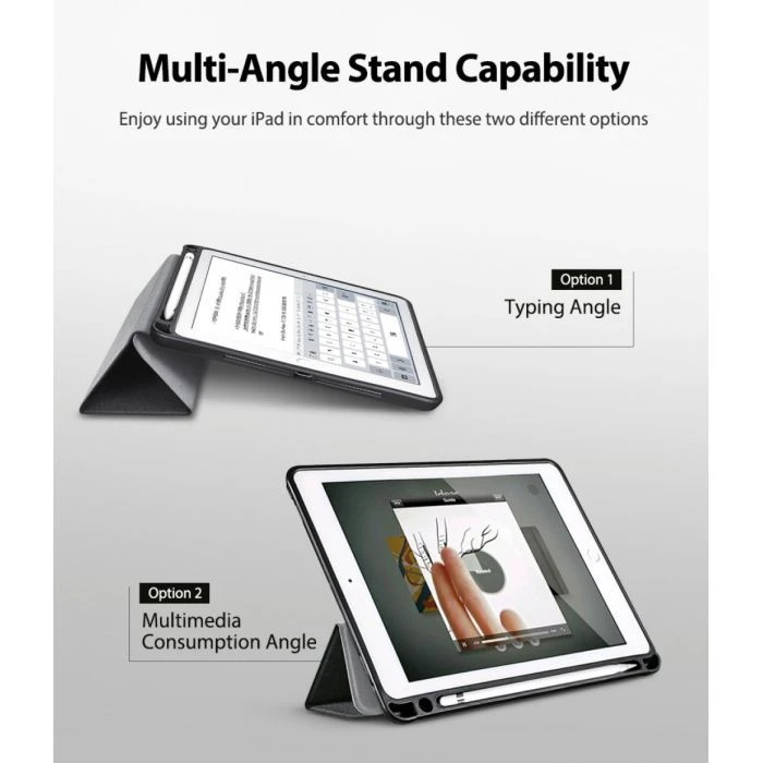 Чохол для планшета Ringke Smart Case для Apple iPad Pro 2020 12.9' BLACK (RCA4794) (UA)
