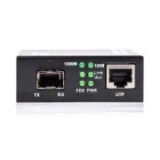 RCI 1G, SFP slot, RJ45, standart size metal case (RCI300S-G) (UA)