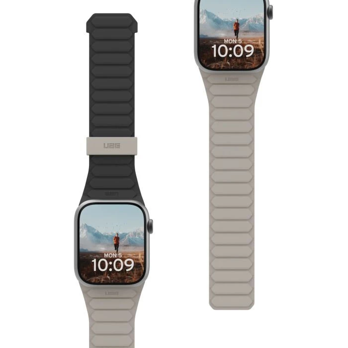 Ремешок для смарт-часов UAG для Apple Watch Ultra 2/Ultra-49-45-44-42mm, Pathfinder, Black/Titanium (194161114036) (UA)