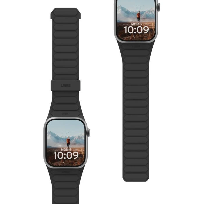 Ремешок для смарт-часов UAG для Apple Watch Ultra 2/Ultra-49-45-44-42mm, Pathfinder, Black/Titanium (194161114036) (UA)