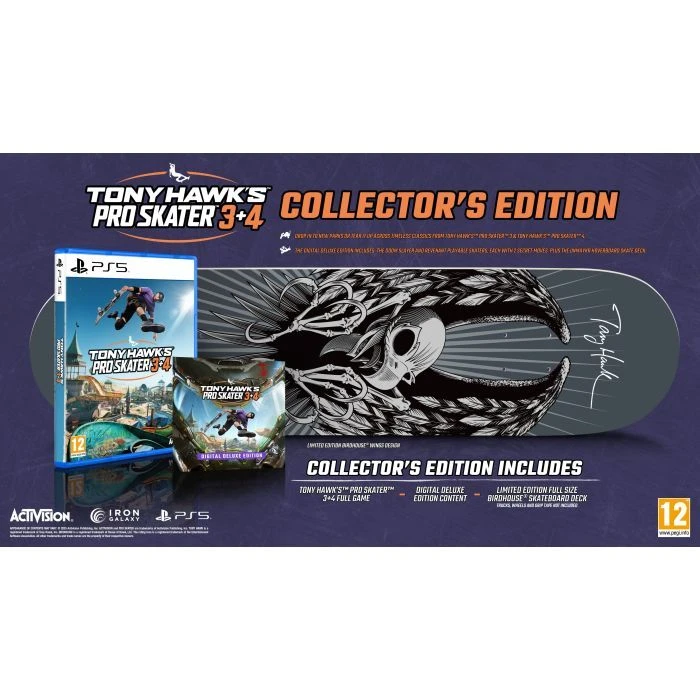 Sony Tony Hawk Pro Skater 3+4 Collector's Edition, BD диск (1161861) (UA) Тип: Спортивні (sport); Платформа: