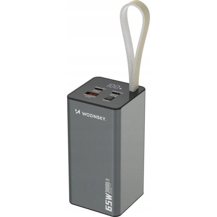 Wozinsky 30000mAh, K65+ 65W 30000mAh 2*USB-C, USB-A (5907769364457) (UA)