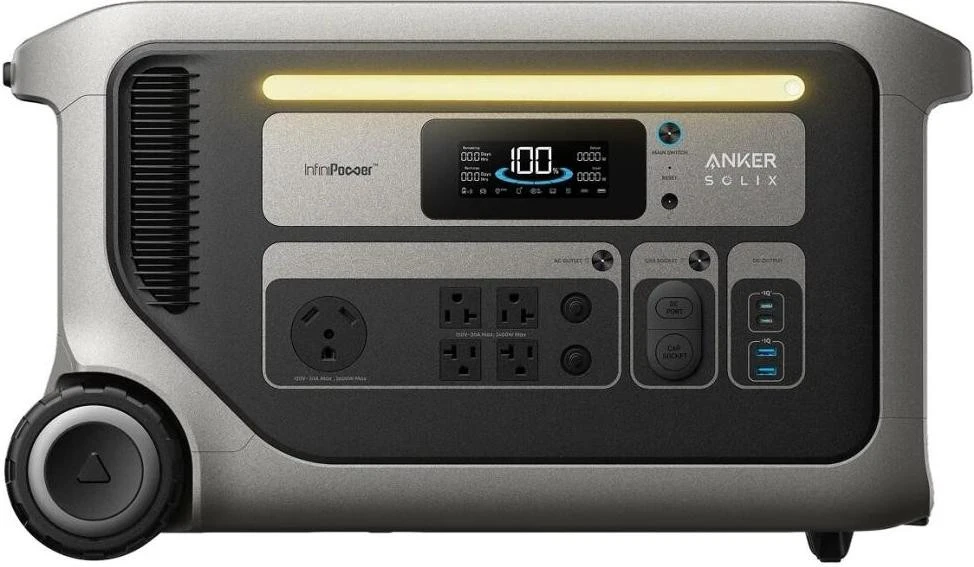 Зарядна станція Anker SOLIX F3000 Бренд: Anker; Розетка AC 230В: 4; USB Type-C: