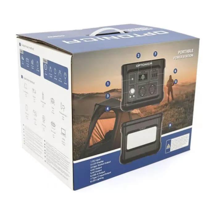 Зарядная станция Optonica 400W, 320Wh (PS-9418) (UA) Емкость аккумулятора: 320 Вт*ч;