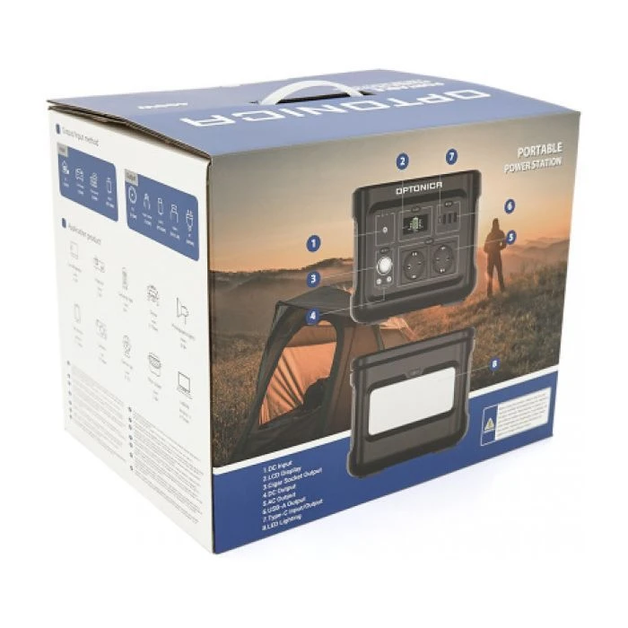 Зарядна станція Optonica 400W, 320Wh (PS-9418) (UA) Ємність акумулятора: 320 Вт*год;