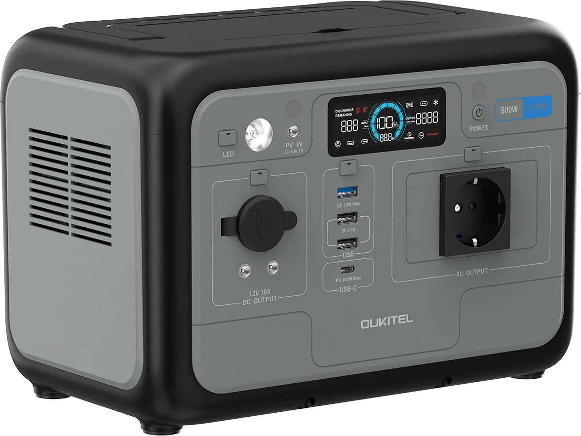 Зарядная станция Oukitel P800 Бренд: Oukitel; Розетка AC 230В: 1; USB