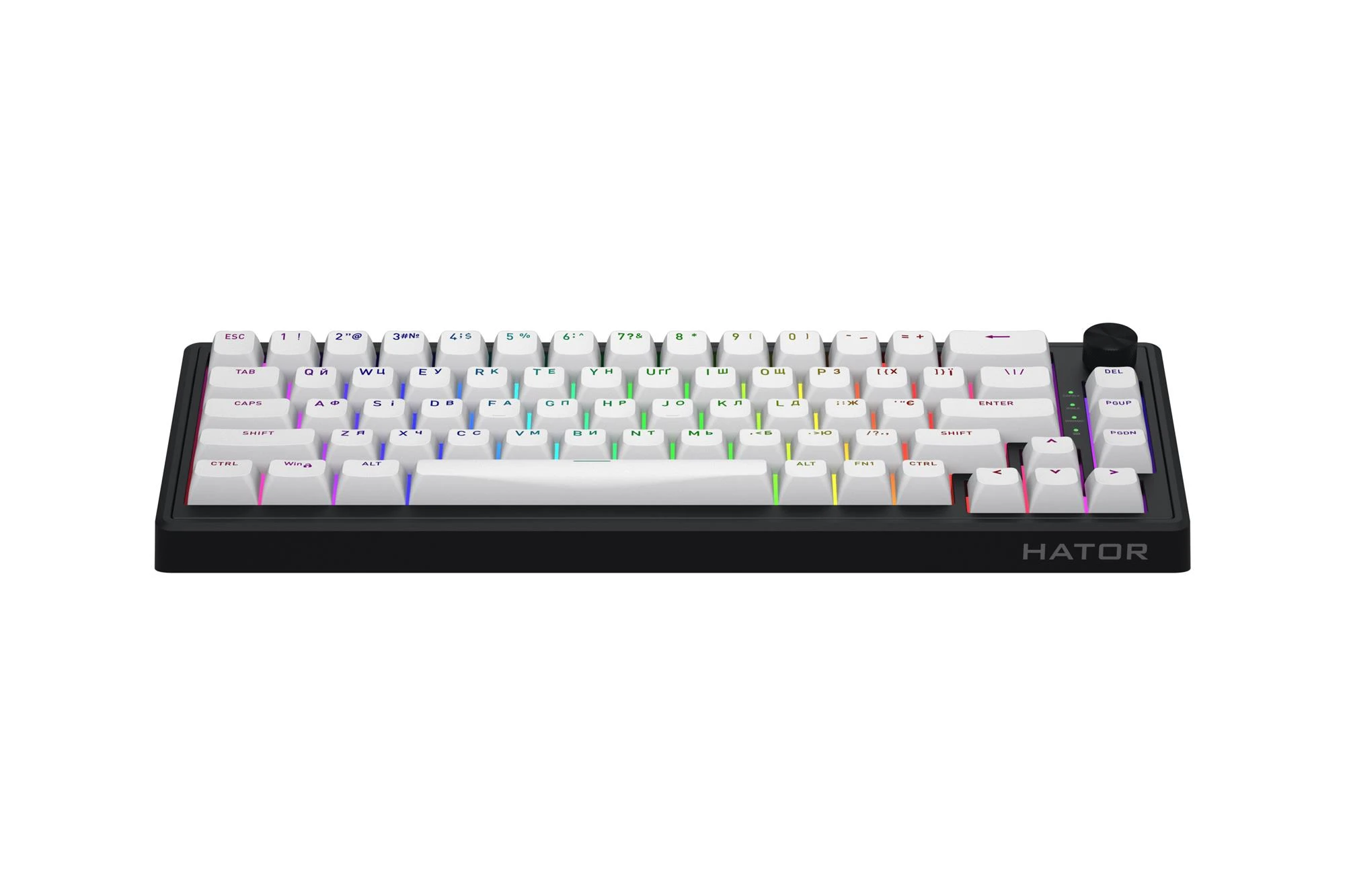 Hator Skyfall 65 Wireless Black-White (HTK3160UA) (UA) Тип клавіш: механічний механізм