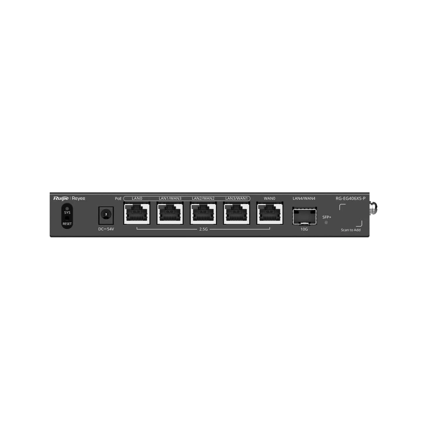 Маршрутизатор Ruijie Reyee RG-EG406XS-P (UA) Тип: дротові; Призначення