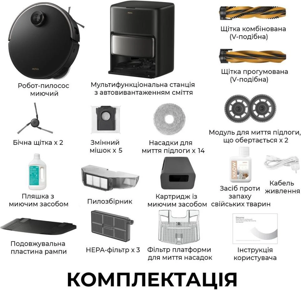 MOVA V50 Ultra Complete Black (RLV72LE-1-bl)