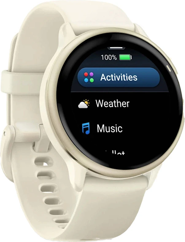 Смарт-годинники Garmin Vivoactive 6 Lunar Gold with Bone Band (010-02985-01/41)