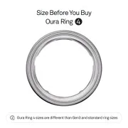 Oura Ring 4 Silver Size 8 (JZ90-54217-08)