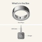 Oura Ring 4 Silver Size 8 (JZ90-54217-08)