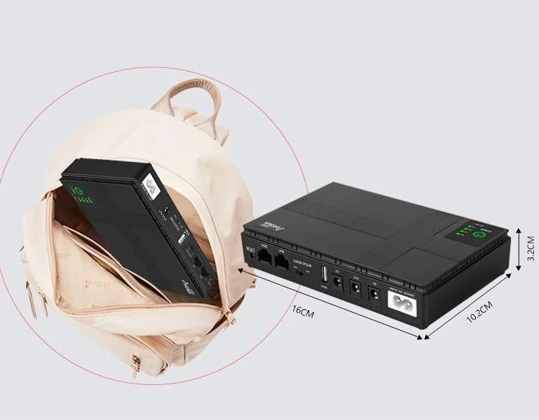 ДБЖ для роутера Andes DC1018P 18W 8800mAh