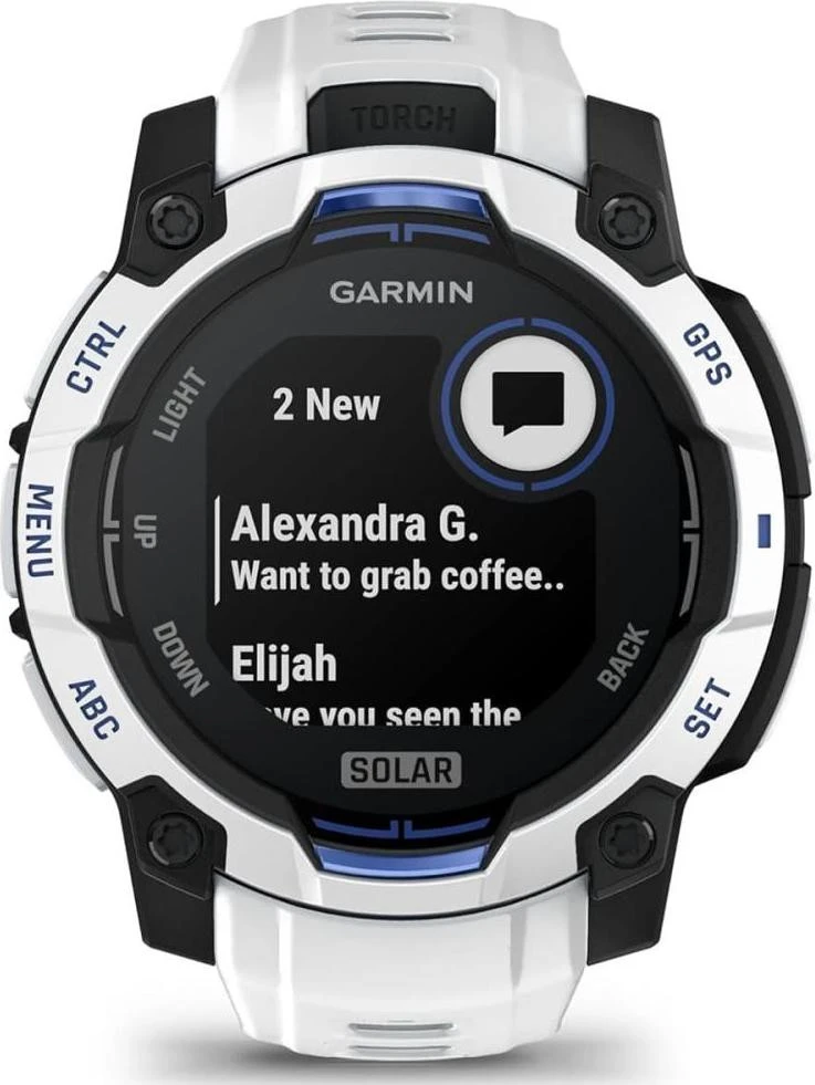 Garmin Instinct 3 45mm Solar Whitestone with Whitestone Band (010-02934-03/43)