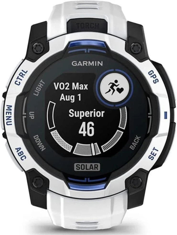 Garmin Instinct 3 45mm Solar Whitestone with Whitestone Band (010-02934-03/43)