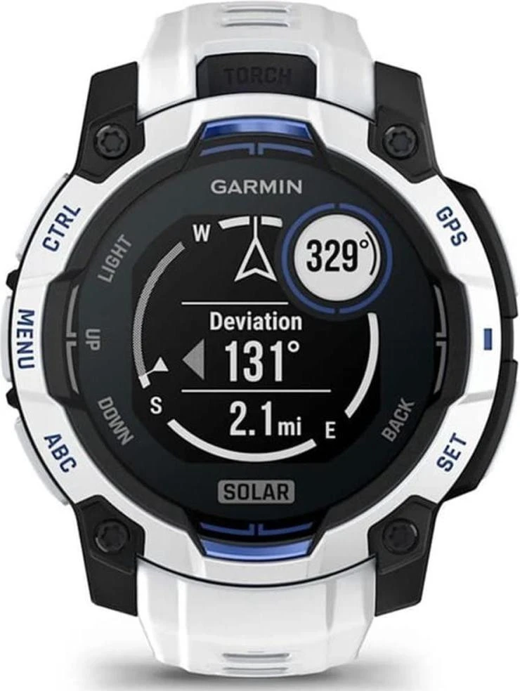 Garmin Instinct 3 45mm Solar Whitestone with Whitestone Band (010-02934-03/43)