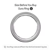 Oura Ring 4 Silver Size 8 (JZ90-54217-08)