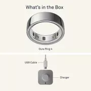 Oura Ring 4 Silver Size 8 (JZ90-54217-08)
