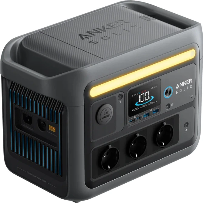 Зарядная станция Anker Solix C800 Бренд: Anker; Розетка AC 230В: 3; USB Type-C:
