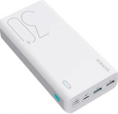 Зовнішній акумулятор Romoss Sense8+ 30000mAh White (PHP30-401-02)