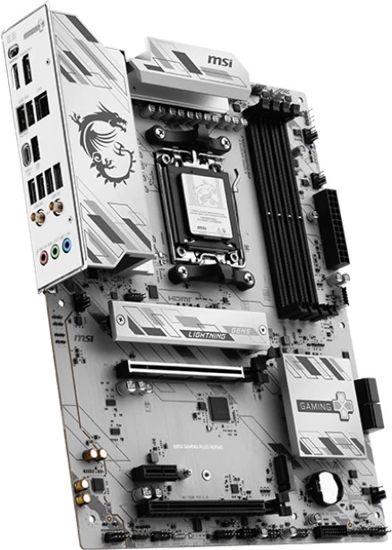 MSI B850 GAMING PLUS WIFI6E (911-7E80-001) (UA) Бренд: MSI; Тип роз'єму CPU: Socket AM5;