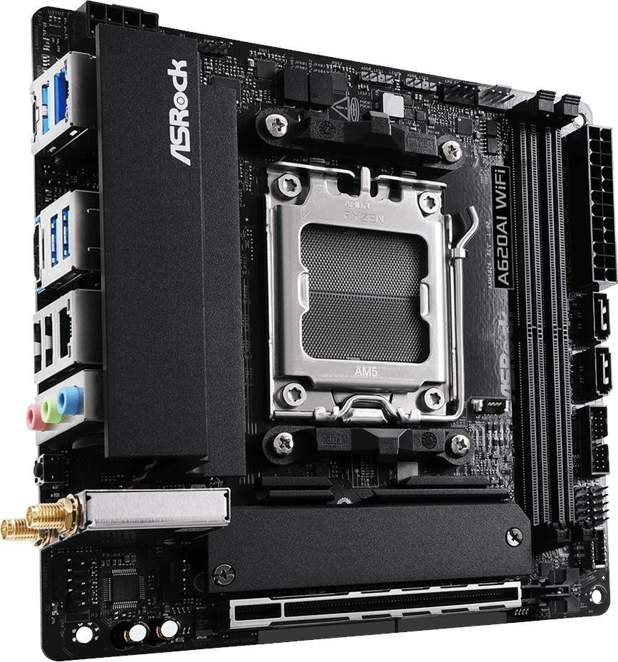 ASRock A620AI WIFI (UA) Бренд: ASRock; Тип роз’єму CPU: Socket AM5;